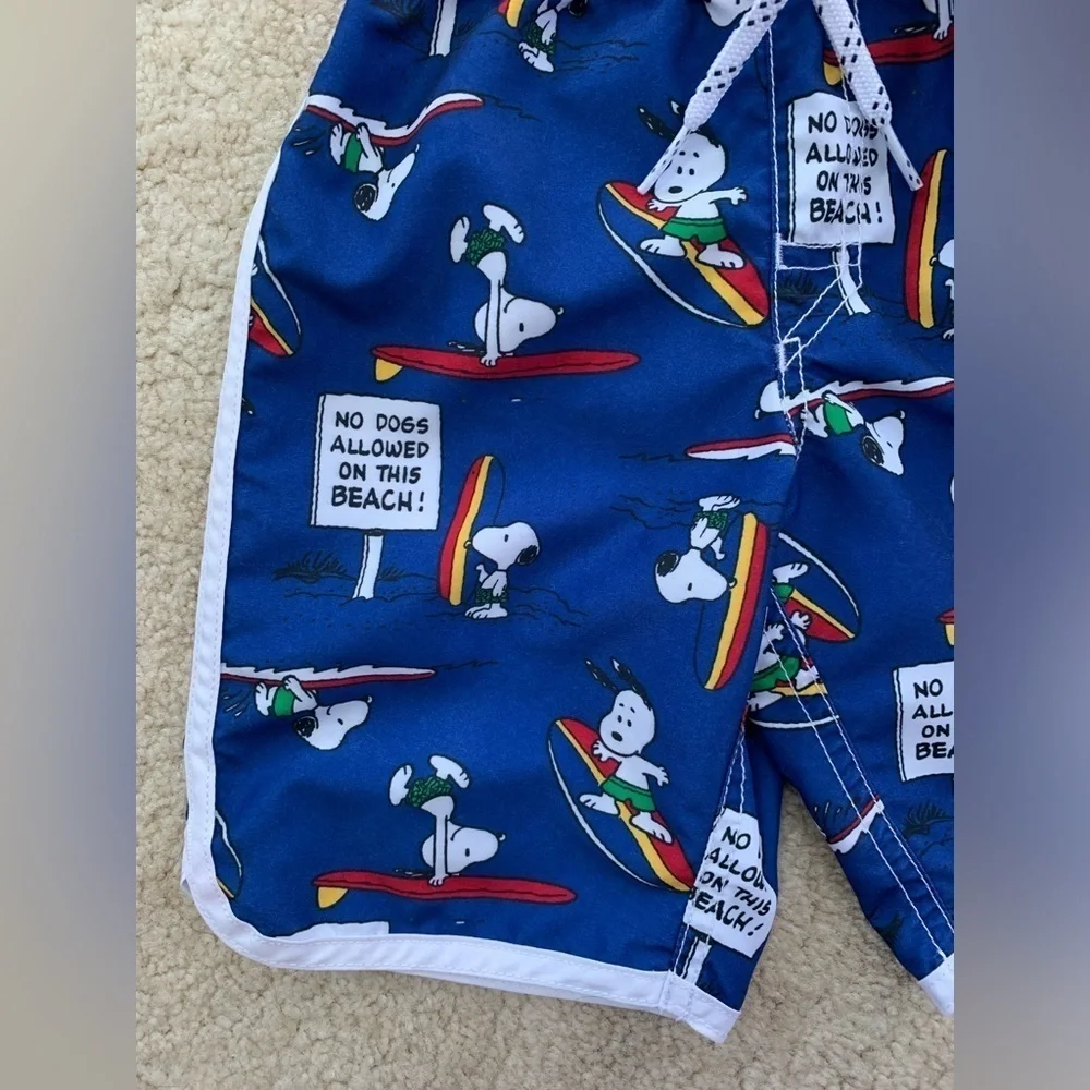Hanna Andersson Size 90, 3, Snoopy Swim Trunks